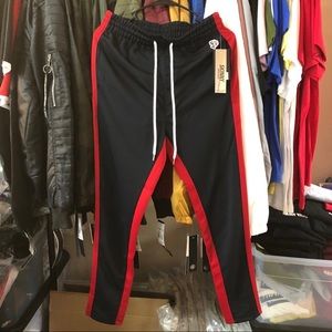 Stussy Pants - Track Pants - Navy/Red Stussy Pants - Track Pants - Navy/Red